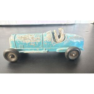 Vintage 1950 Hubley Kiddie Toy Indy Type Racing Car Made in USA